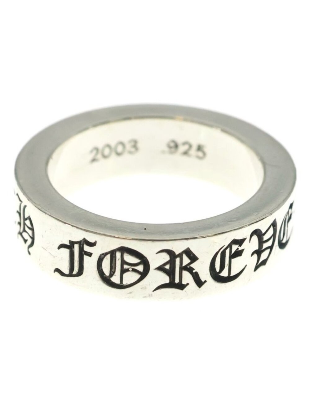 Chrome Hearts Spacer Forever Ring Silver